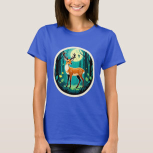 Camiseta Bosque Mágico de Ciervos