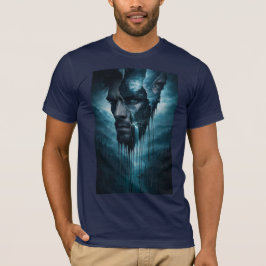 Camiseta Bosque Místico Interior – Retrato Masculino Surrea