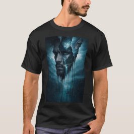 Camiseta Bosque Místico Interior – Retrato Masculino Surrea