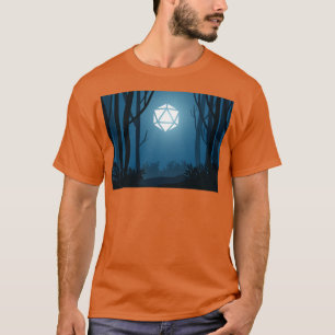 Camiseta Bosque Moon D20 Dice RPG Roleplay Paisajes