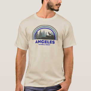 Camiseta Bosque Nacional Angeles Ciervo Arcoíris