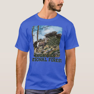 Camiseta Bosque Nacional Bighorn Wyoming