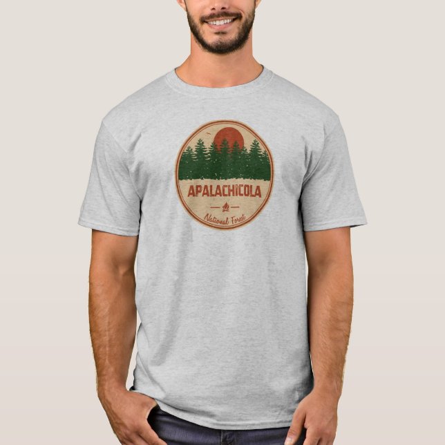 Camiseta Bosque nacional de Apalachicola (Anverso)