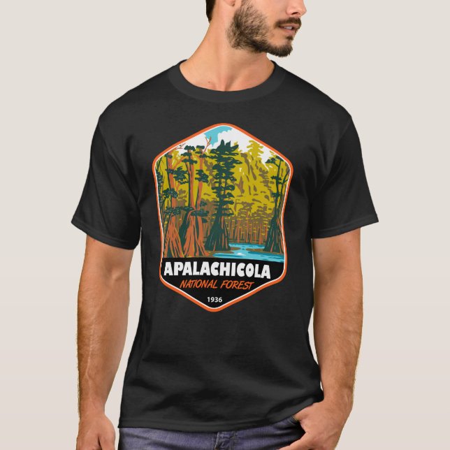 Camiseta Bosque nacional de Apalachicola (Anverso)