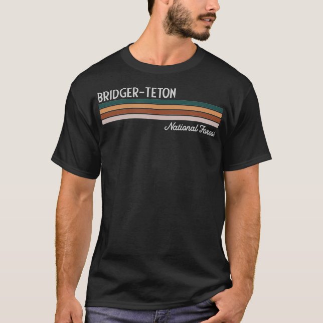 Camiseta Bosque nacional de Bridger Teton (Anverso)