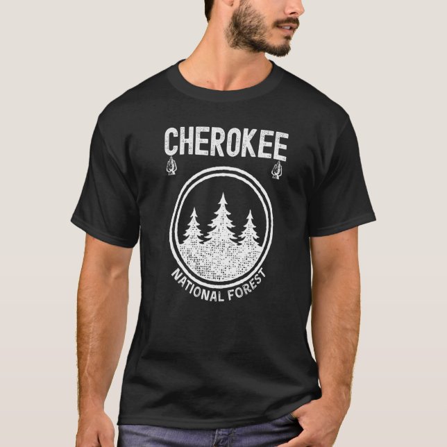Camiseta Bosque nacional de Cherokee (Anverso)