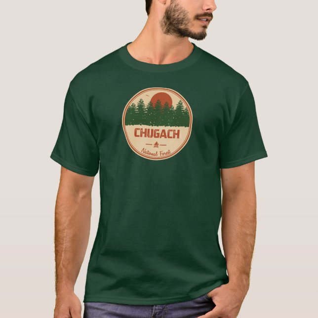 Camiseta Bosque nacional de Chugach (Anverso)