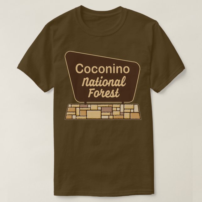 Camiseta Bosque nacional de Coconino 1 (Diseño del anverso)