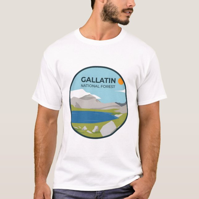 Camiseta Bosque nacional de Gallatin (Anverso)