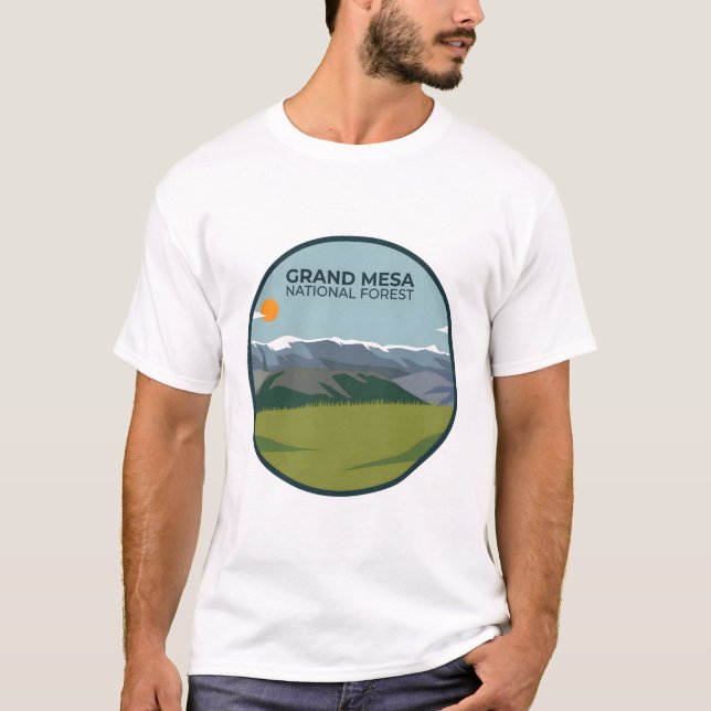 Camiseta Bosque nacional de Grand Mesa (Anverso)
