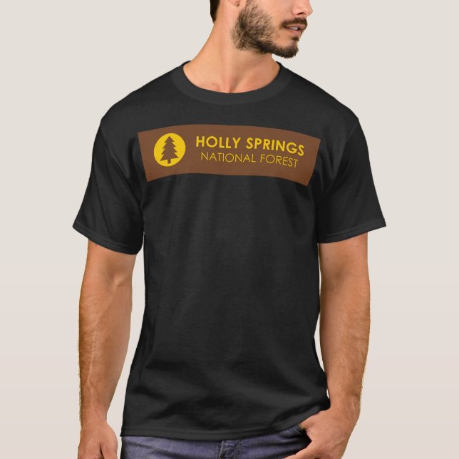 Camiseta Bosque nacional de Holly Springs (Anverso)