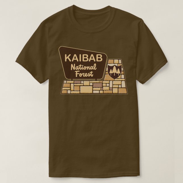 Camiseta Bosque nacional de Kaibab 1 (Diseño del anverso)