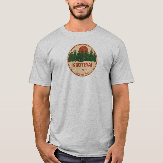 Camiseta Bosque nacional de Kootenai (Anverso)