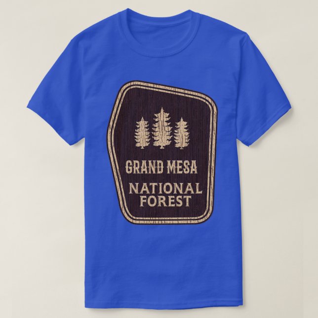 Camiseta Bosque nacional de la gran mesa 6 (Diseño del anverso)