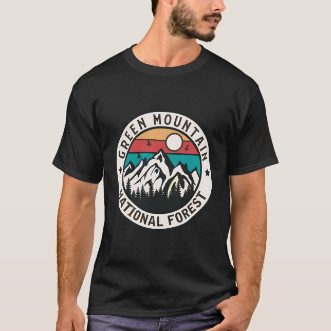 Camiseta Bosque nacional de las montañas verdes (Anverso)