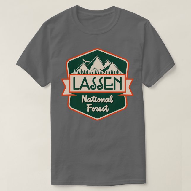 Camiseta Bosque nacional de Lassen (Diseño del anverso)