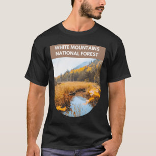 Camiseta Bosque Nacional de Montaña Blanca - Nuevo Hampshir