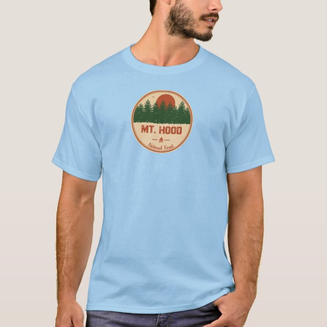 Camiseta Bosque nacional de Mt. Hood (Anverso)
