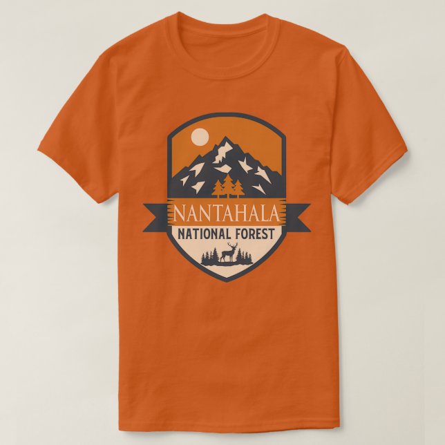 Camiseta Bosque nacional de Nantahala 2 (Diseño del anverso)