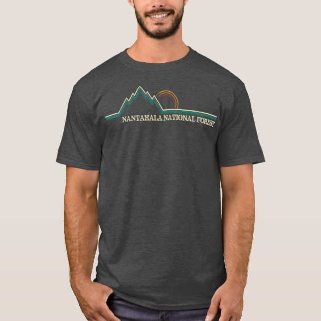 Camiseta Bosque nacional de Nantahala en Carolina del Norte (Anverso)