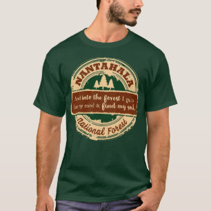 Camiseta Bosque nacional de Nantahala y en el bosque voy