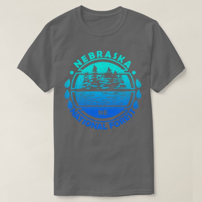 Camiseta Bosque nacional de Nebraska (Diseño del anverso)