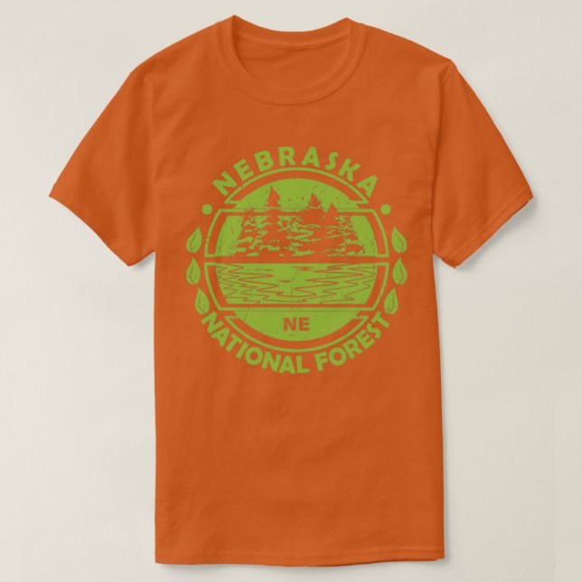 Camiseta Bosque nacional de Nebraska (Diseño del anverso)