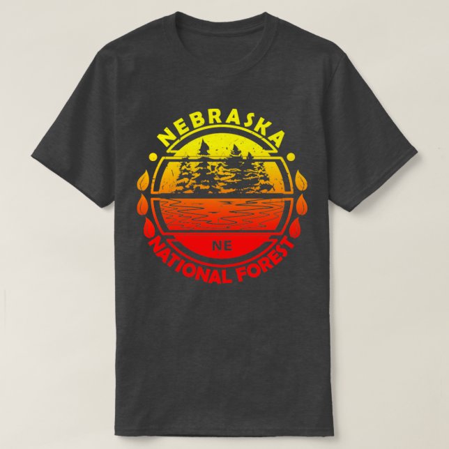 Camiseta Bosque nacional de Nebraska (Diseño del anverso)
