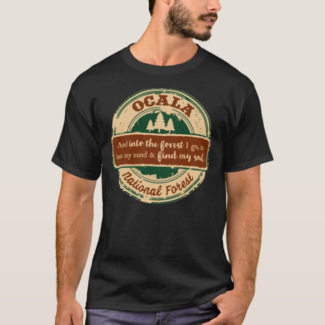 Camiseta Bosque nacional de Ocala - Y en el bosque voy C (Anverso)