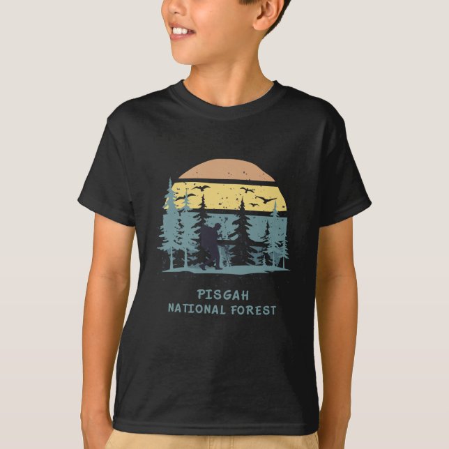 Camiseta Bosque nacional de Pisgah (Anverso)