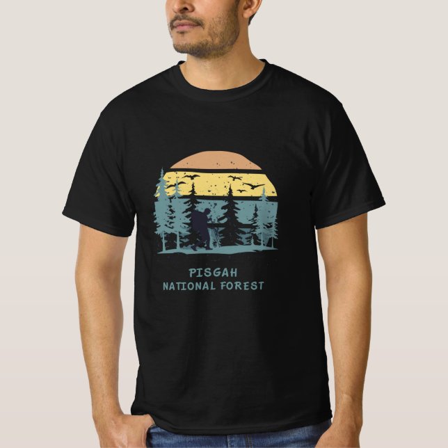 Camiseta Bosque nacional de Pisgah (Anverso)