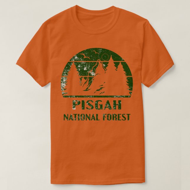 Camiseta Bosque nacional de Pisgah 11 (Diseño del anverso)