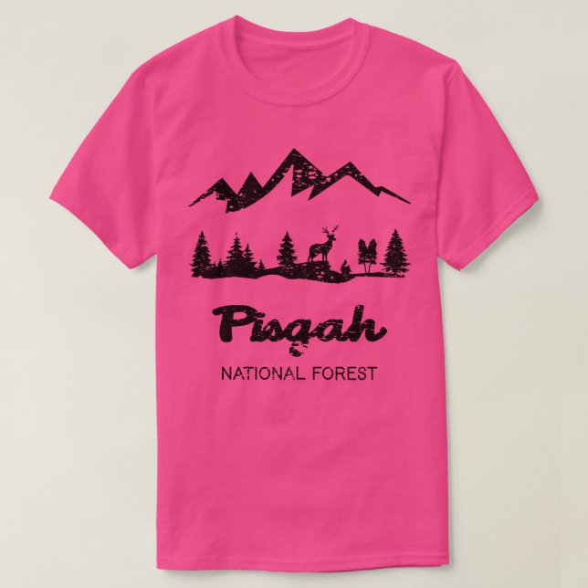 Camiseta Bosque nacional de Pisgah 2 (Diseño del anverso)