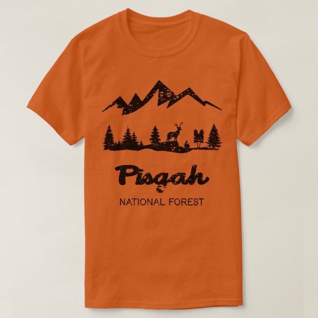 Camiseta Bosque nacional de Pisgah 3 (Diseño del anverso)