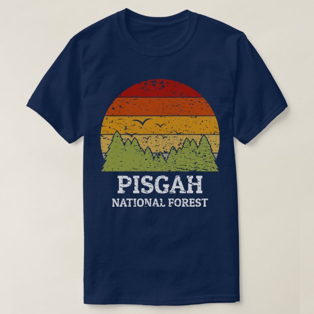 Camiseta Bosque nacional de Pisgah 5 (Diseño del anverso)