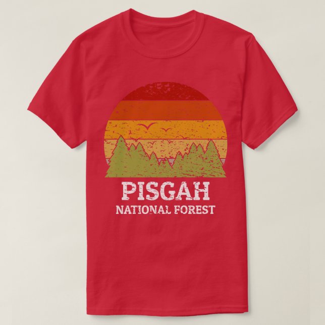 Camiseta Bosque nacional de Pisgah 6 (Diseño del anverso)