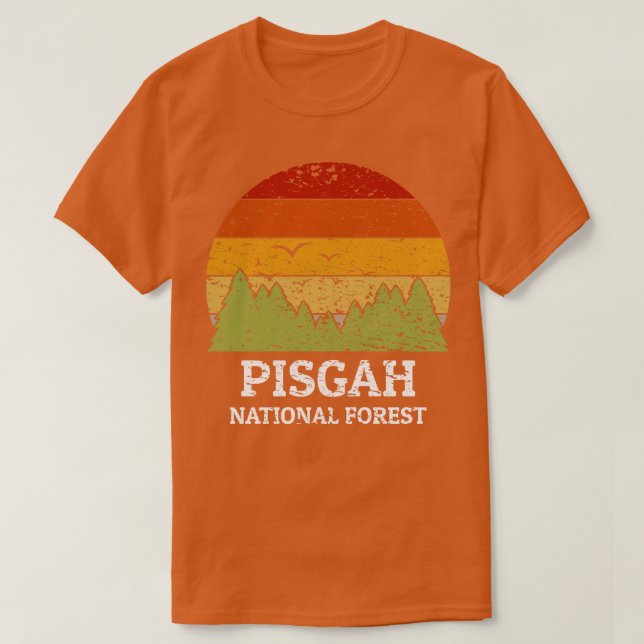 Camiseta Bosque nacional de Pisgah 6 (Diseño del anverso)