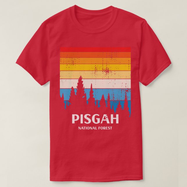 Camiseta Bosque nacional de Pisgah 7 (Diseño del anverso)