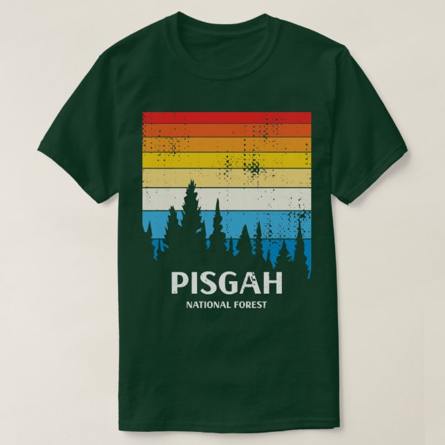 Camiseta Bosque nacional de Pisgah 8 (Diseño del anverso)