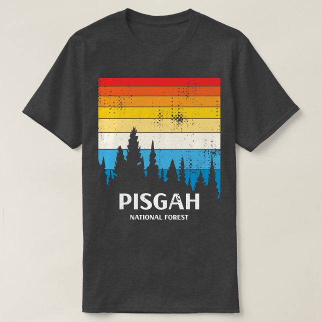 Camiseta Bosque nacional de Pisgah 8 (Diseño del anverso)