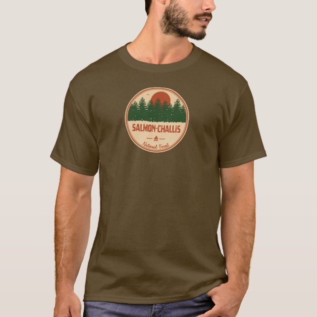 Camiseta Bosque nacional de Salmon-Challis (Anverso)