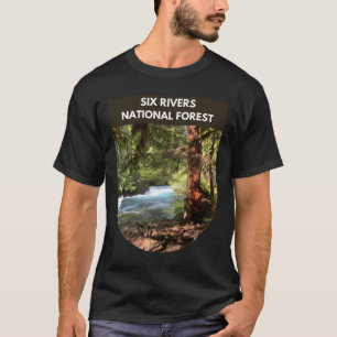 Camiseta Bosque Nacional de Seis Ríos - California