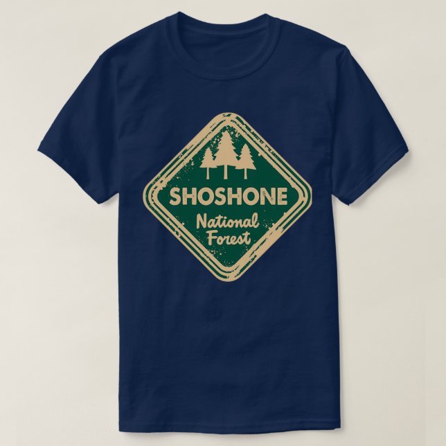 Camiseta Bosque nacional de Shoshone (Diseño del anverso)