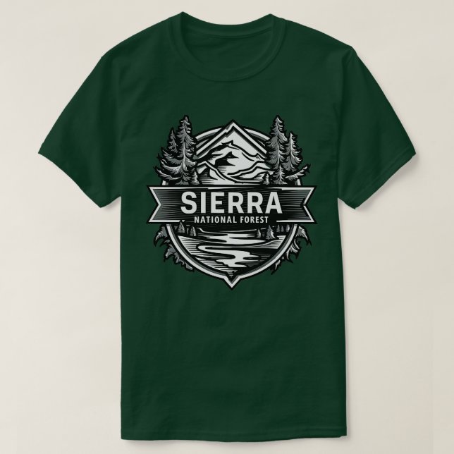 Camiseta Bosque nacional de Sierra (Diseño del anverso)