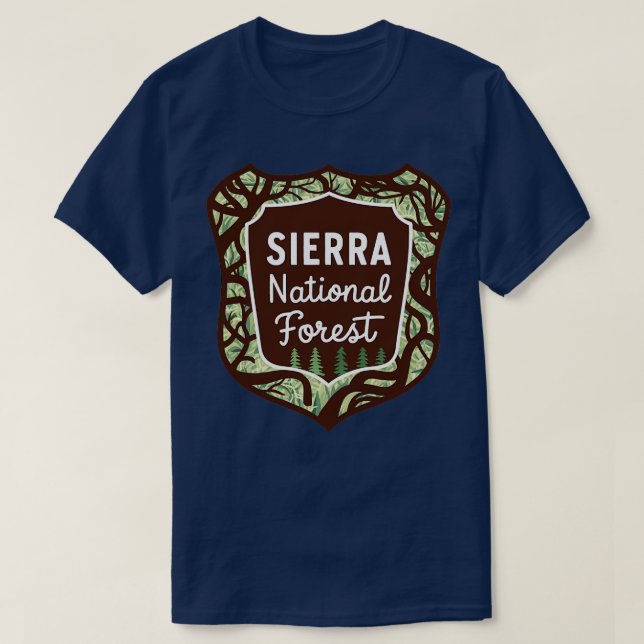 Camiseta Bosque nacional de Sierra California (Diseño del anverso)