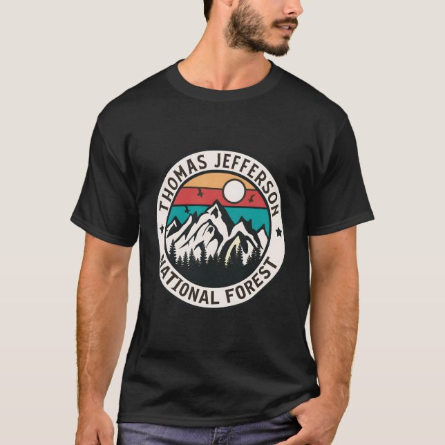Camiseta Bosque nacional de Thomas Jefferson (Anverso)