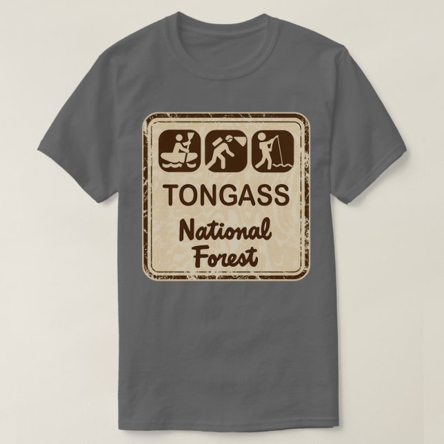 Camiseta Bosque nacional de Tongass (Diseño del anverso)