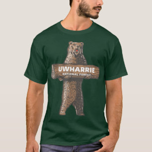 Camiseta Bosque Nacional de Uwharrie Carolina del Norte
