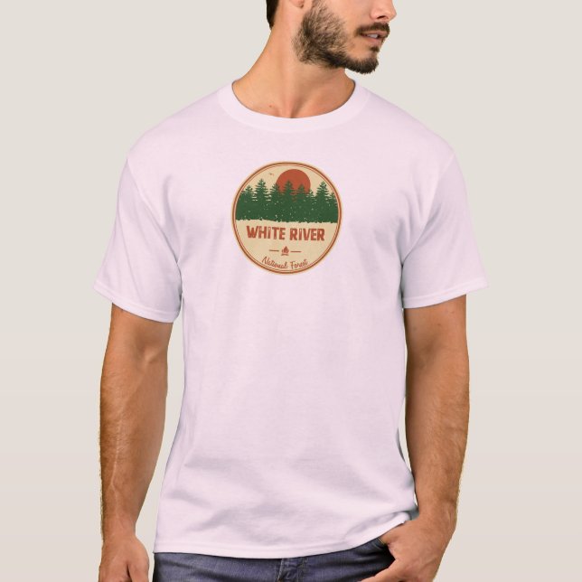Camiseta Bosque nacional del río Blanco (Anverso)