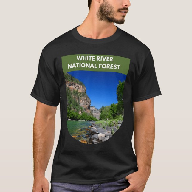 Camiseta Bosque Nacional del Río Blanco - Colorado (Anverso)